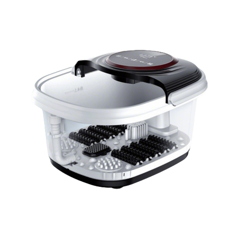 Masajeador de baño spa con patas y tapa negra controlado por computadora （GY-002B）