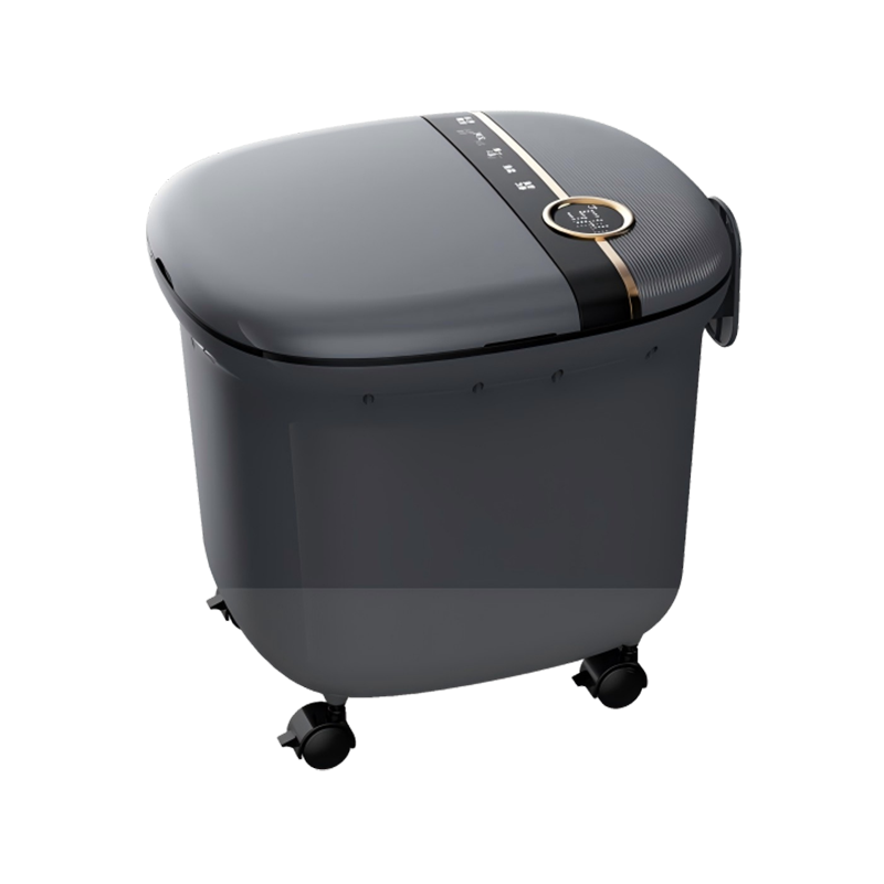 Masajeador minimalista de baño de pies con circulación de agua gris oscuro （GY-602D）