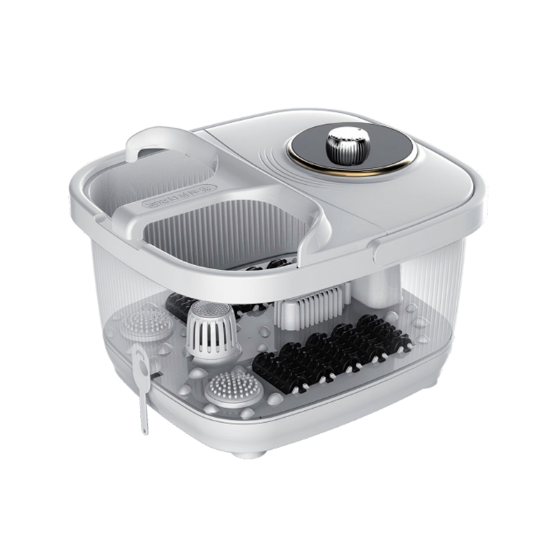Masajeador de baño tipo spa con tapa blanca y pie tipo perilla （GY-S626）